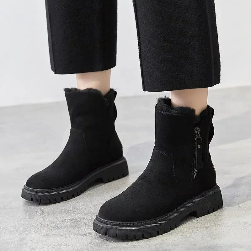 Valenzora | Women's snow boots with plush lining