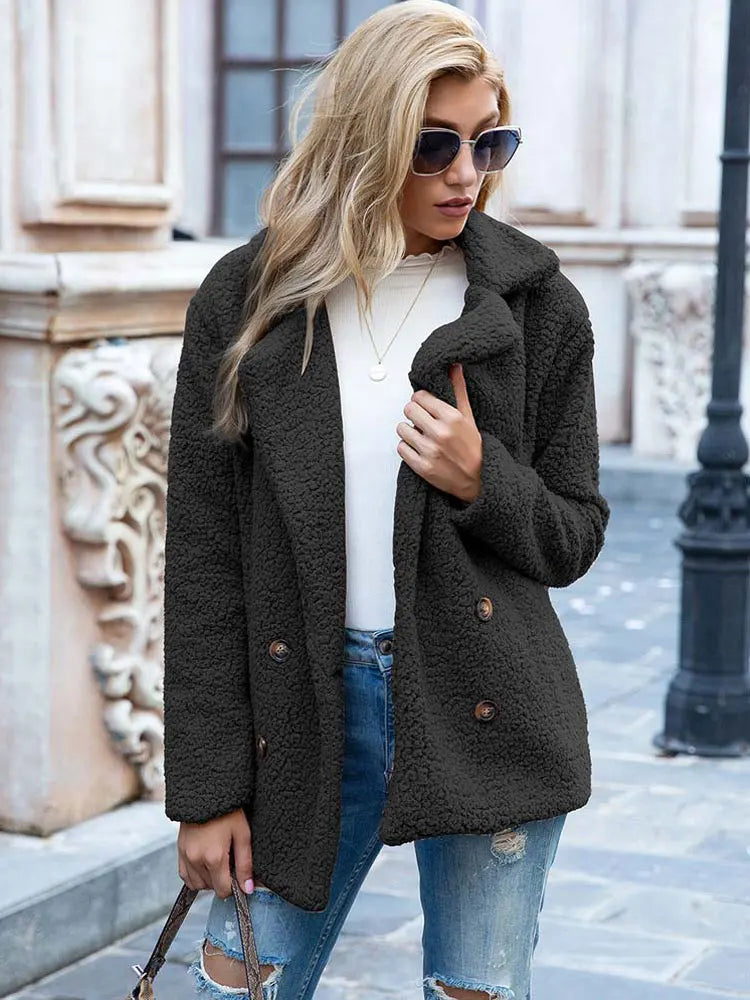 Faux fur jacket