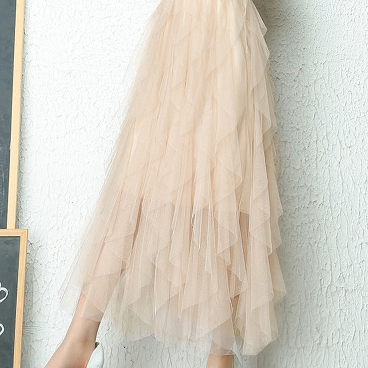 Valenzora Plissierter Rock mit hoher Taille