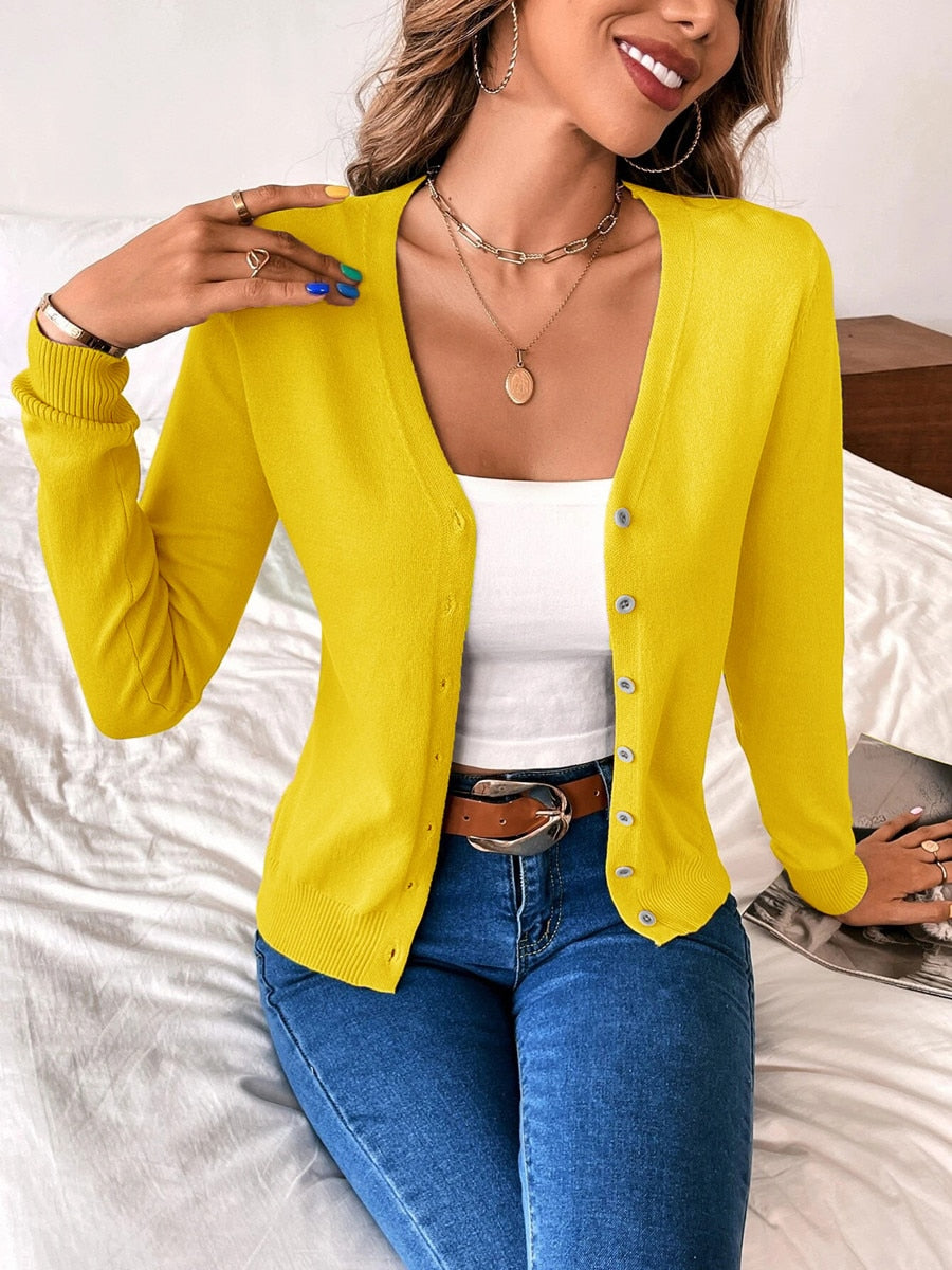 Valenzora | Leichte, stilvolle Strickjacke für Damen