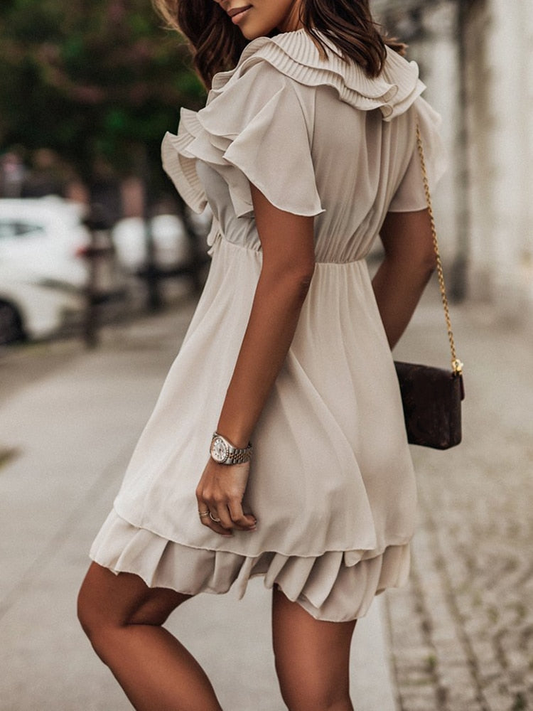 Valenzora | Ruffled Mini Dress