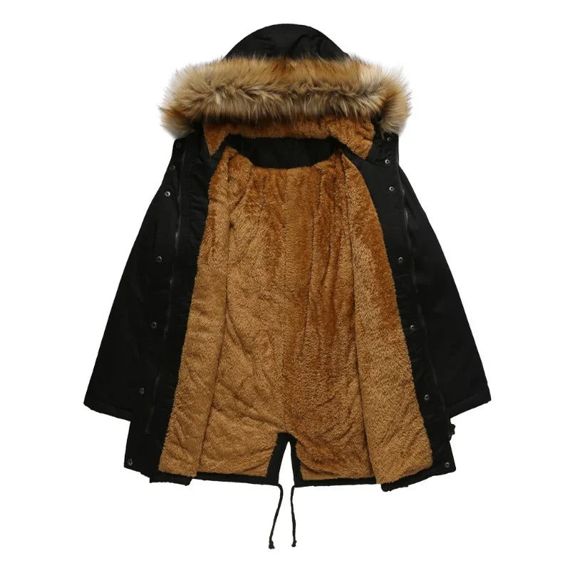 Valenzora - Long parka with fur
