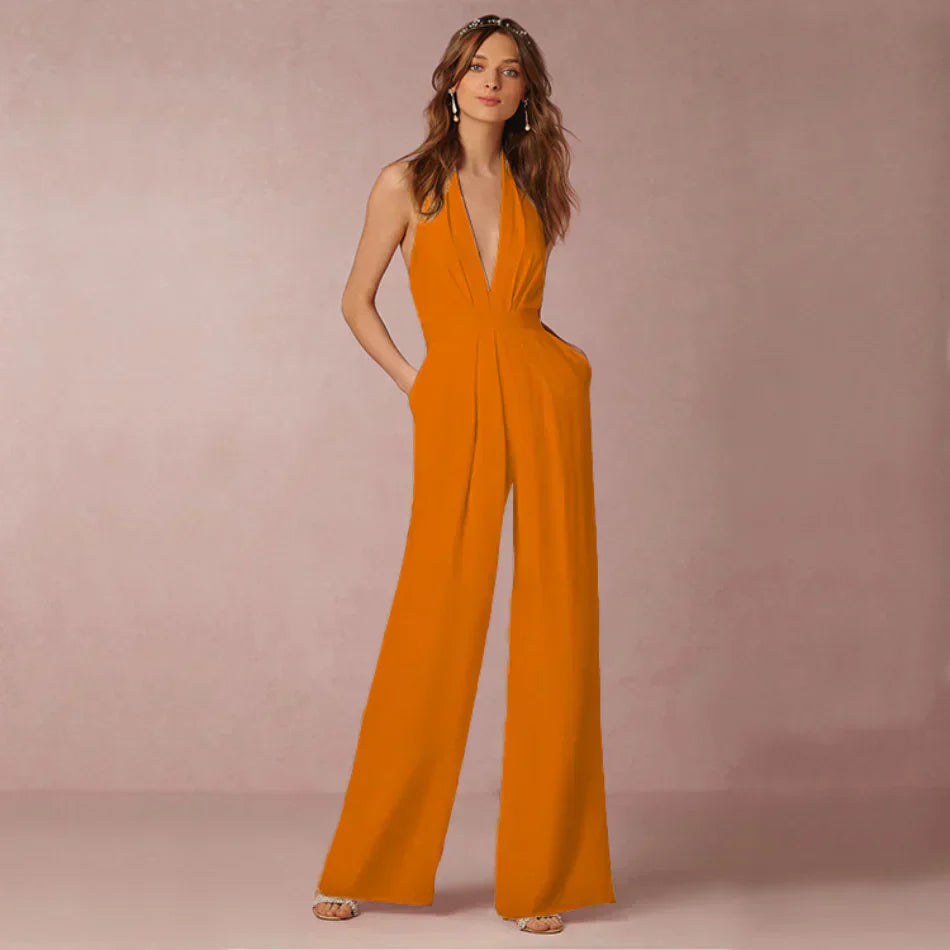 Valenzora | Elegant halterneck jumpsuit