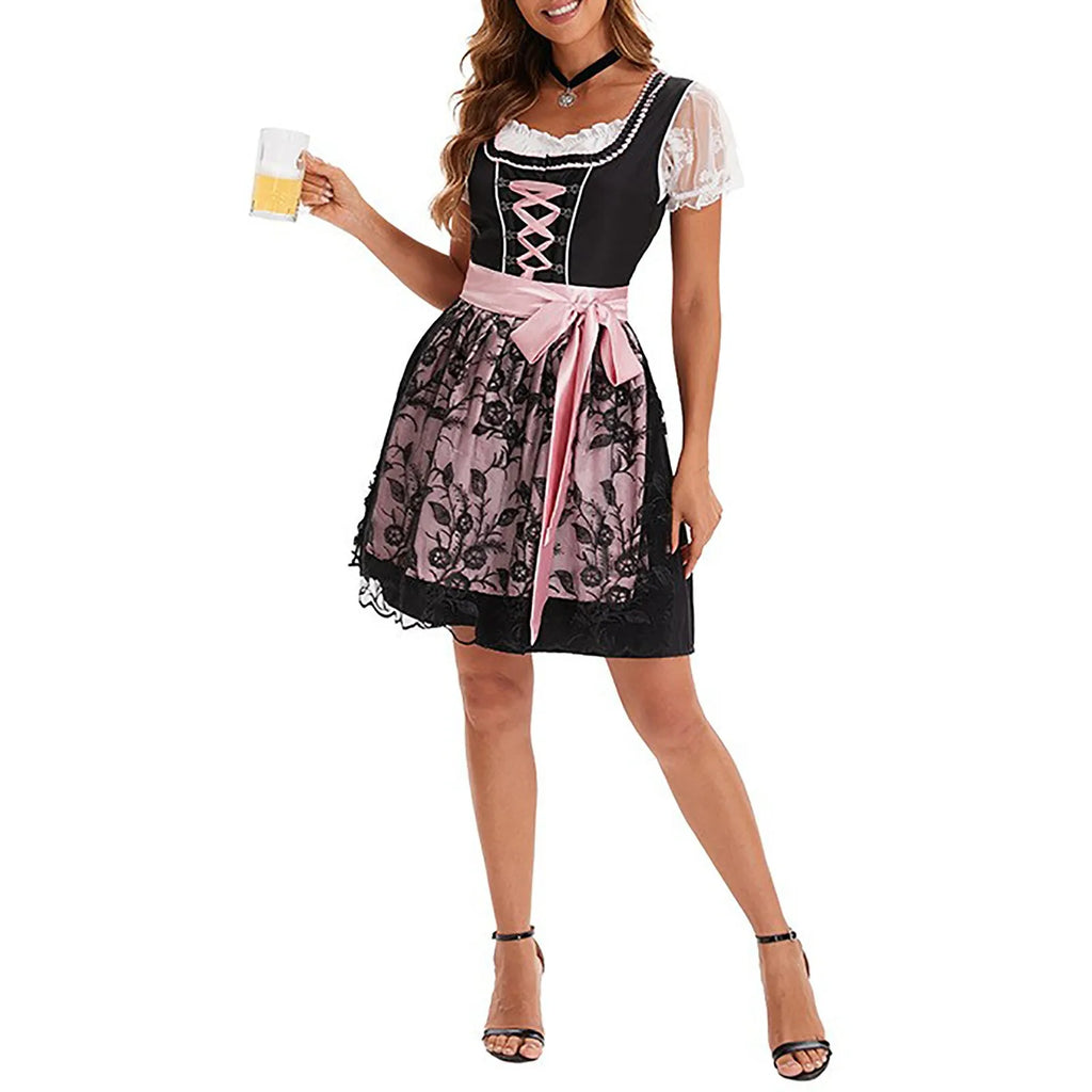 Valenzora | Modisches Bierfestmädchen Kleid Elegant
