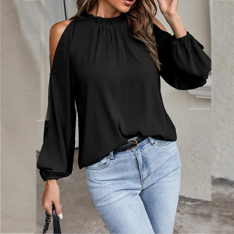 Valenzora – Elegantes Langarm-Oberteil