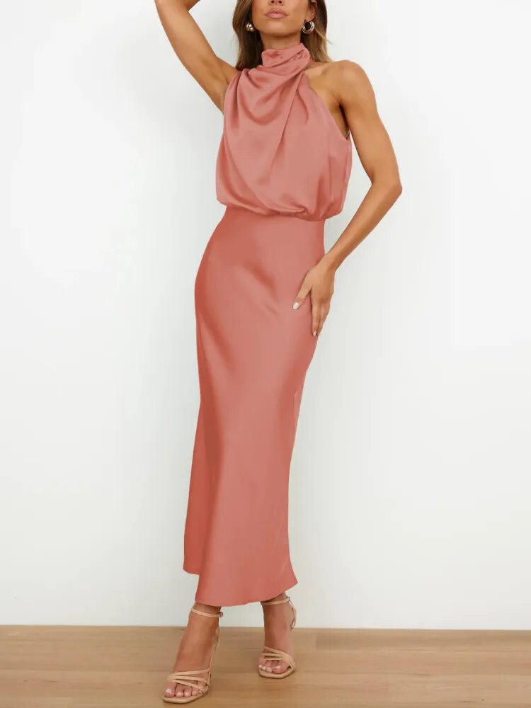 Valenzora - Satin evening dresses for women