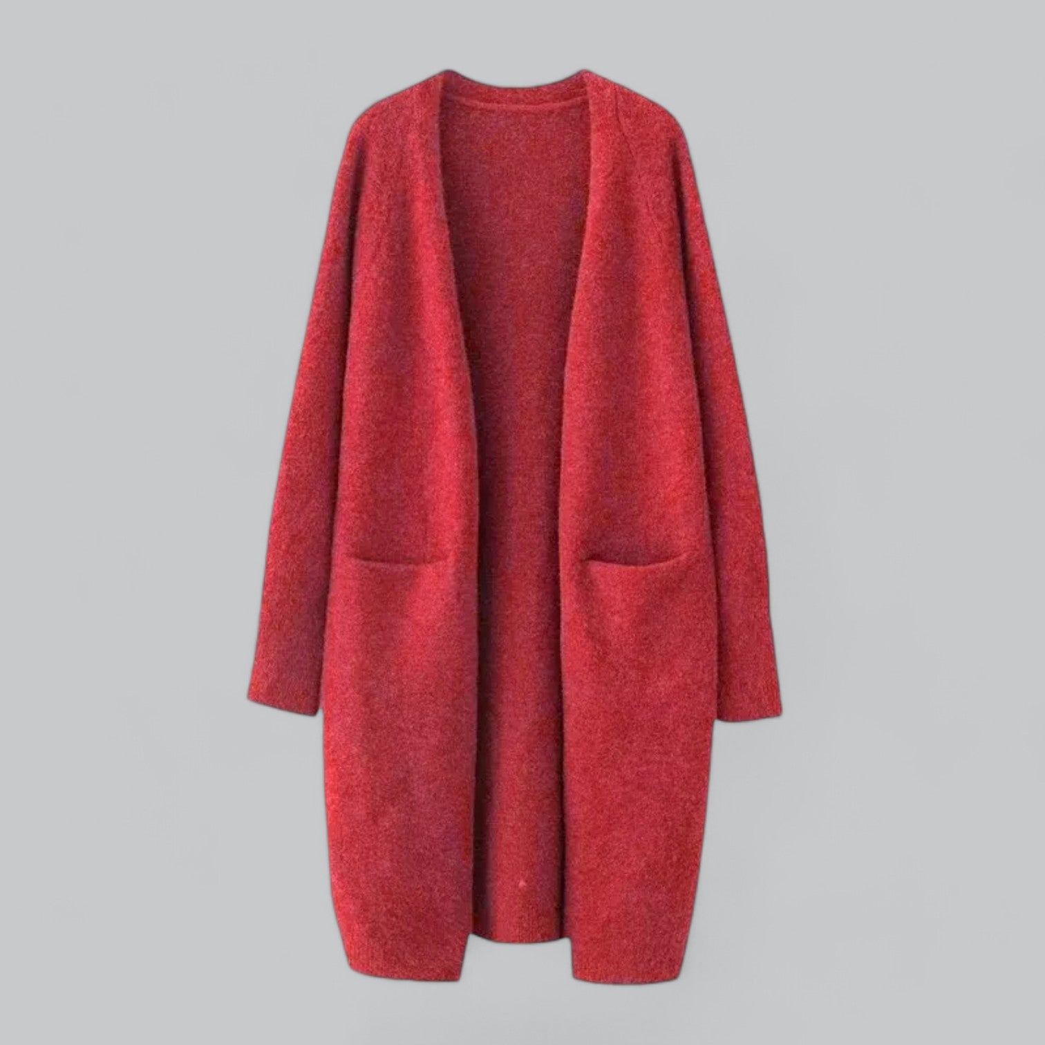 Valenzora | Klassischer langer Kaschmir-Cardigan für Damen