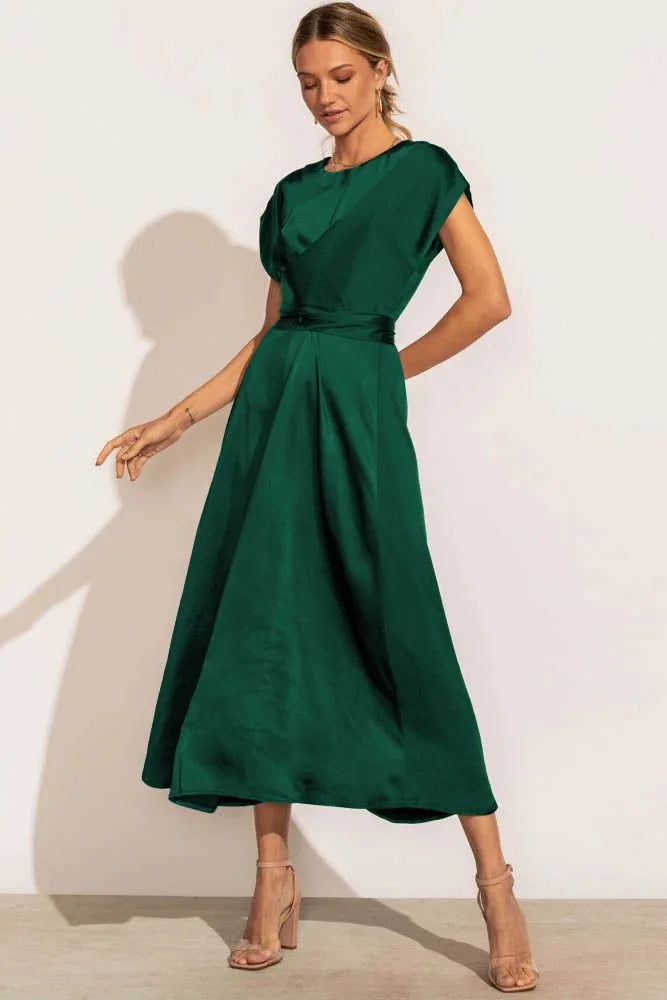 Valenzora | Elegantes Partykleid aus Satinseide
