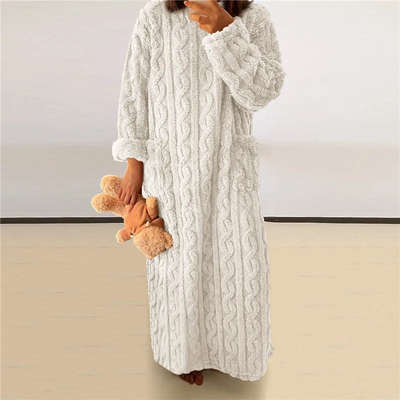 Valenzora | Fleece-Teddy-Kleid
