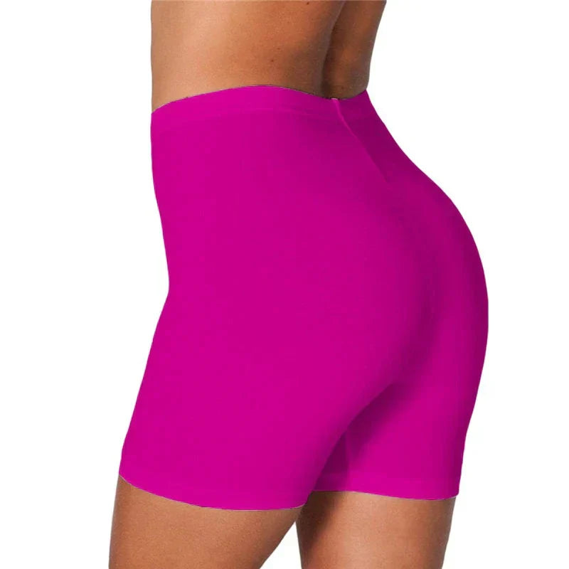 Valenzora | High Waist Stretch Fit Cycling Shorts Breathable Slim Athleisure Bottoms