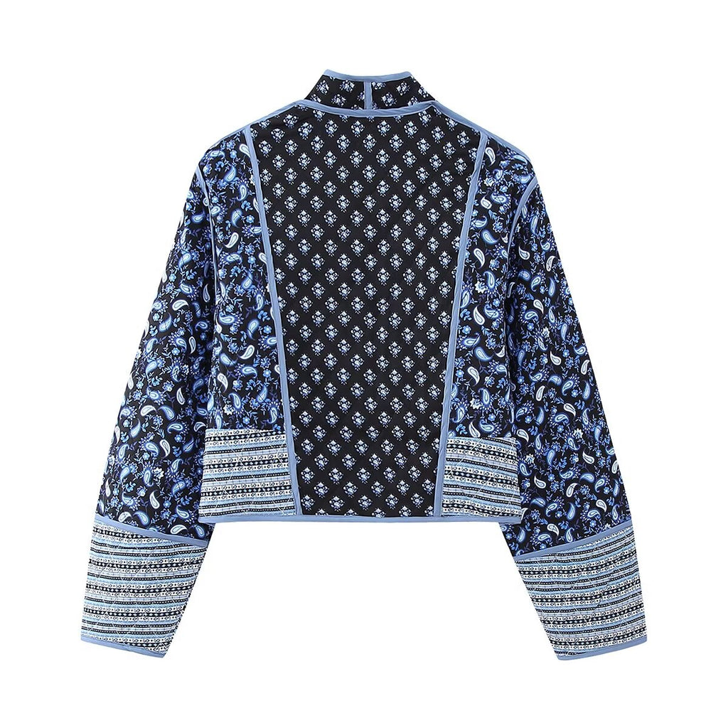 Valenzora | Women's jacket with floral pattern