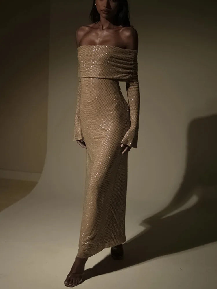 Valenzora | Elegant Twilight glitter dress