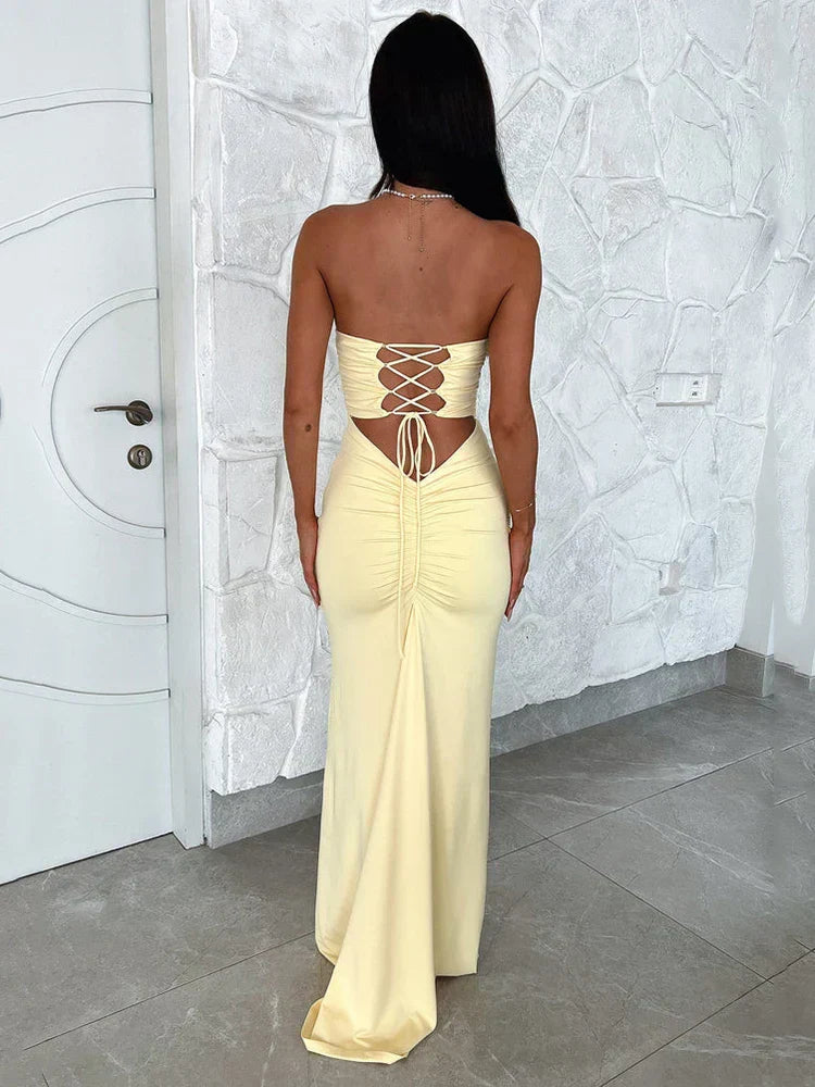 Valenzora | Langes Brautjungfernkleid
