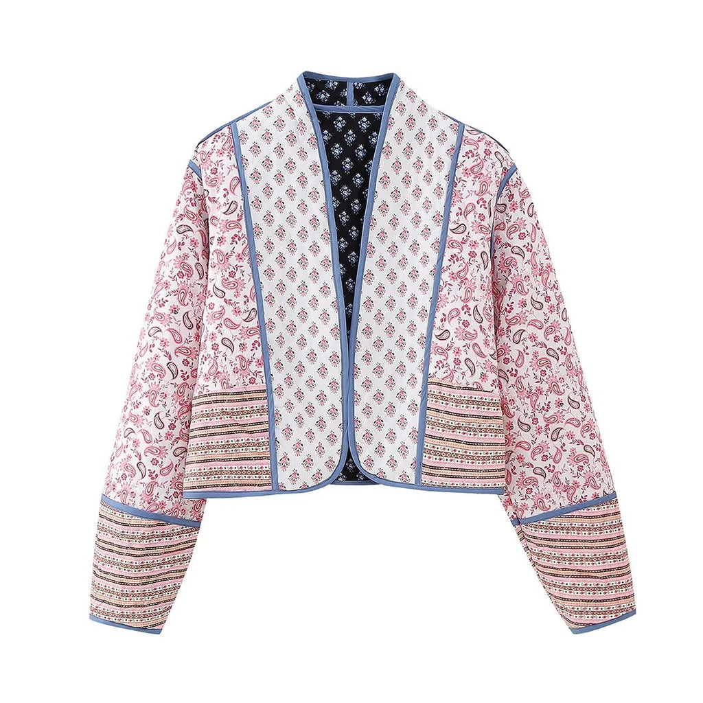 Valenzora | Women's jacket with floral pattern