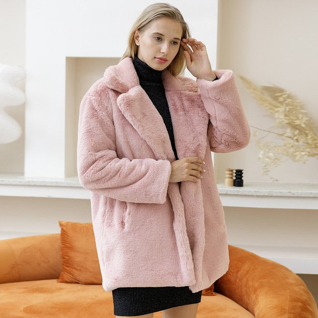 Valenzora Faux Fur Jacket | Perfect for the coming winter