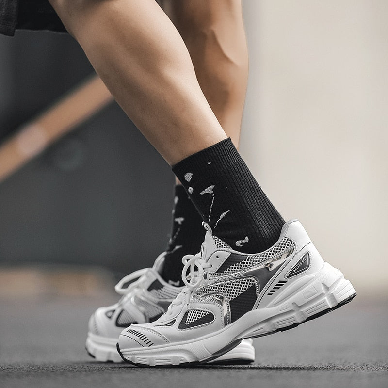 Valenzora | Multicolored Mesh Sneakers with Thick Sole for Women