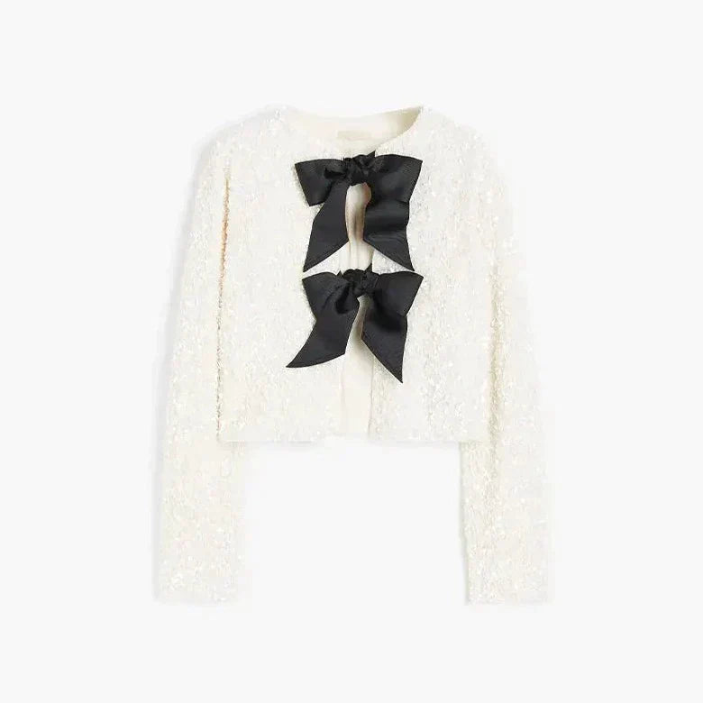 Modische Glitzerjacke