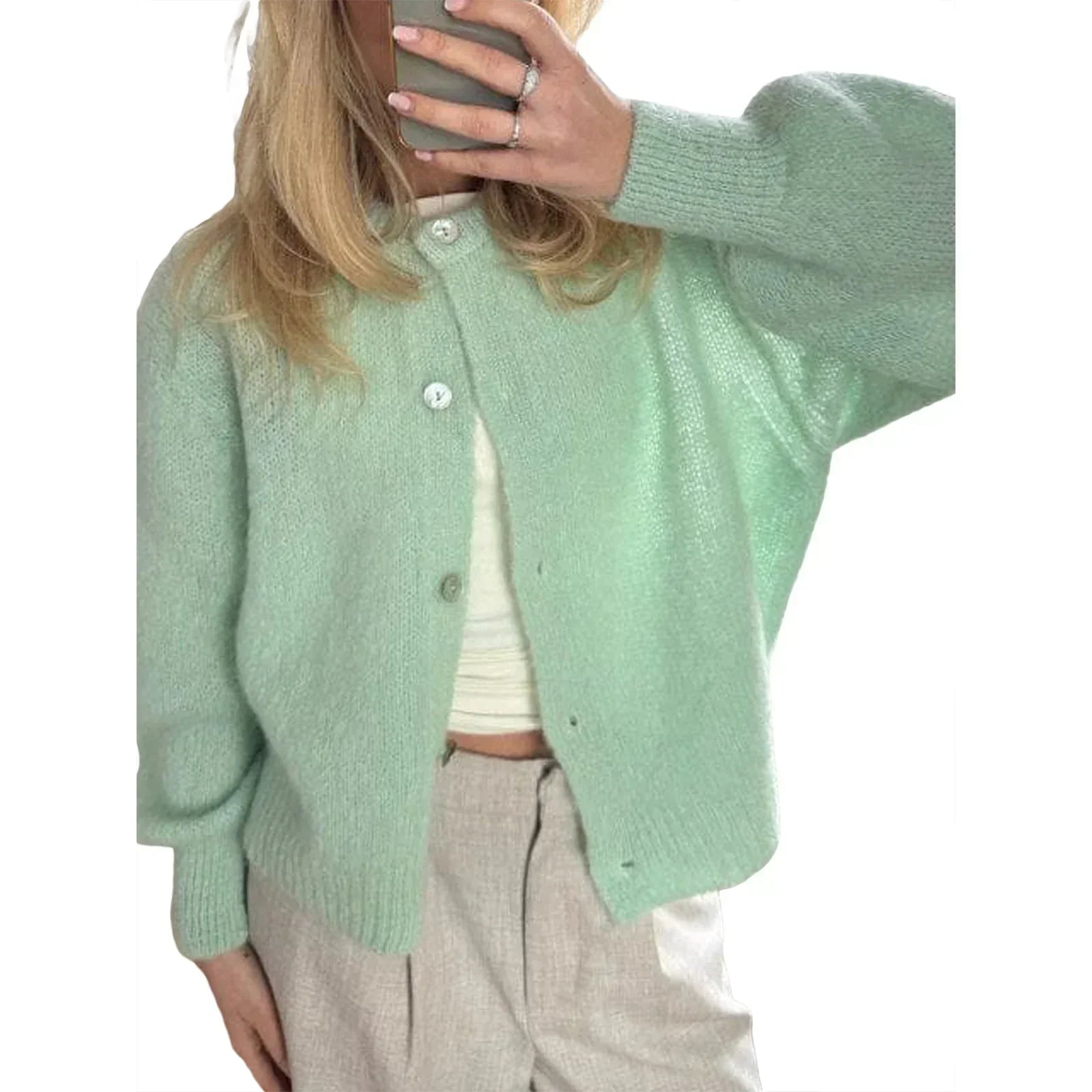 Valenzora | Langärmlige Strickjacke