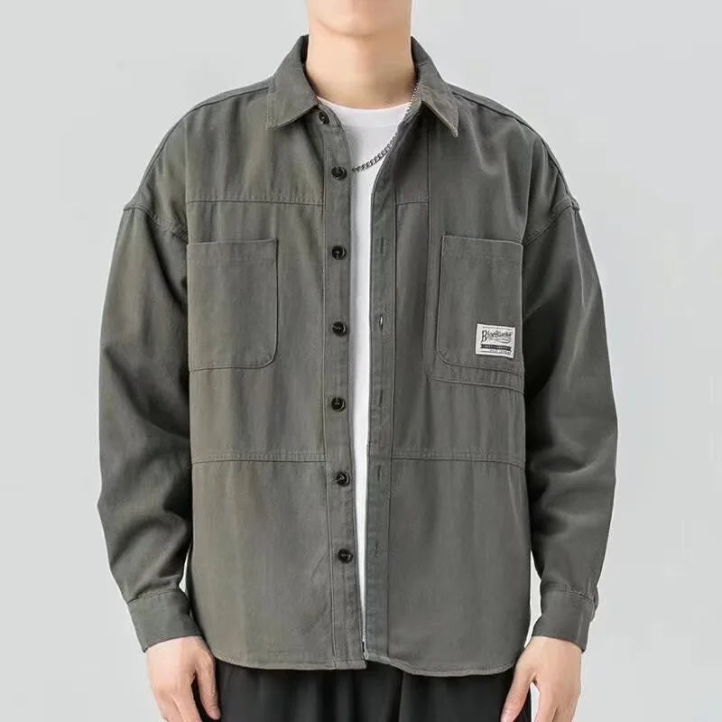 Valenzora | Vintage Long-Sleeved Shirt Jacket