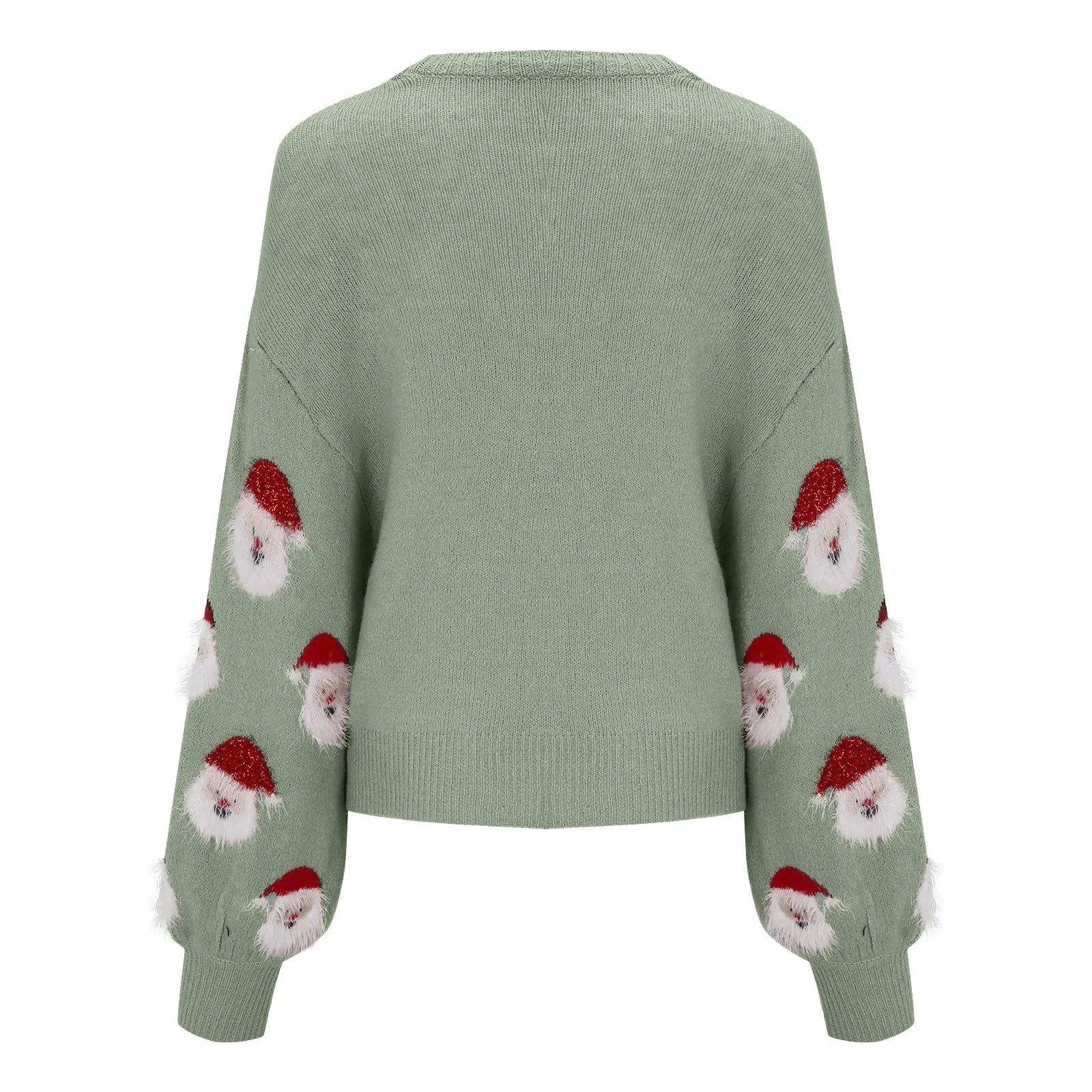 Valenzora - Ugly Christmas Sweater - Santa Claus Pattern Sweater