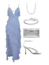 Celestina™ – Playful party dress with ruffles & asymmetrical hem