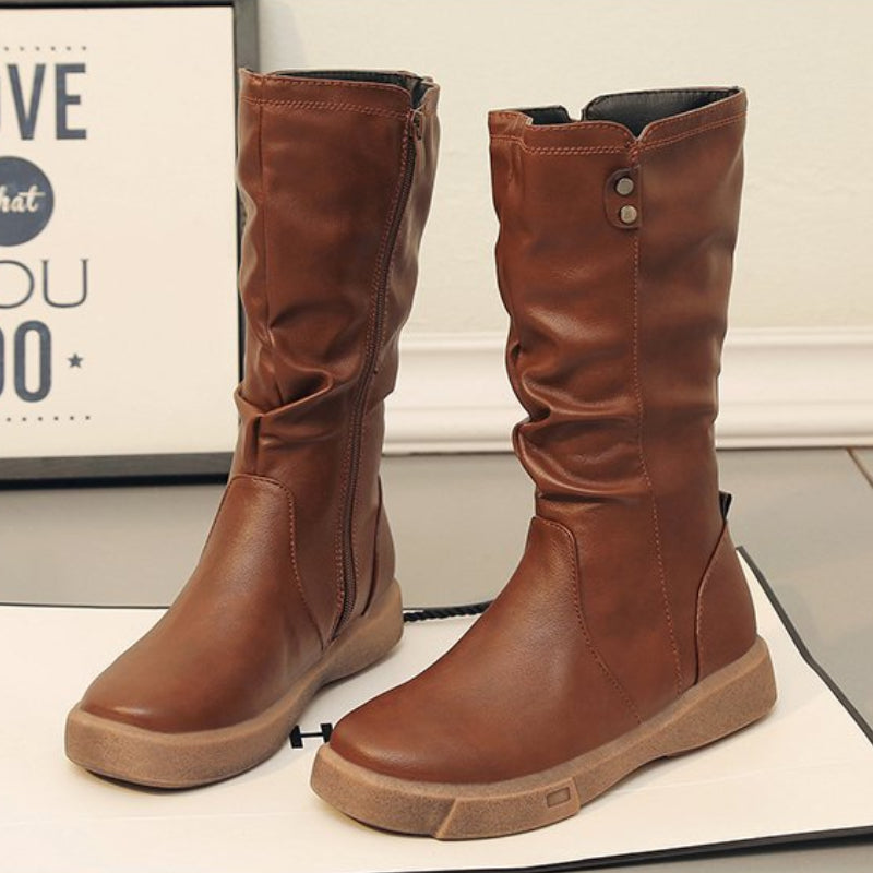 Valenzora | Leather winter boots 100% waterproof