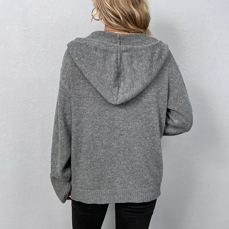 Valenzora | Comfortable Hooded Cardigan