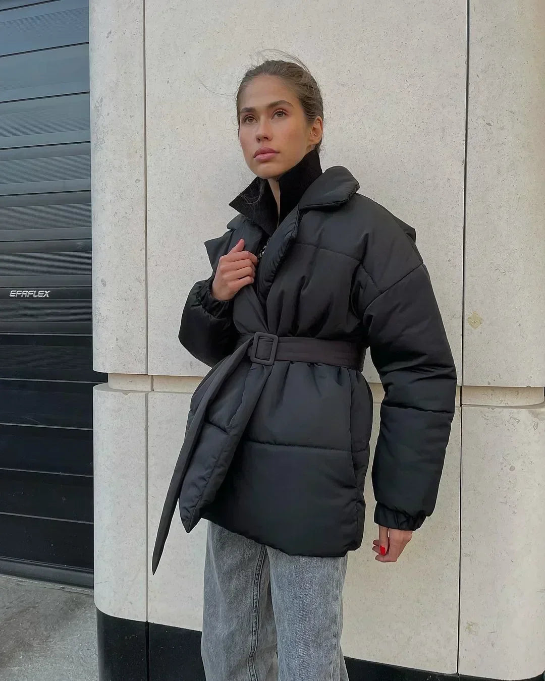 Valenzora – Pufferjacke – Mit Gürtel