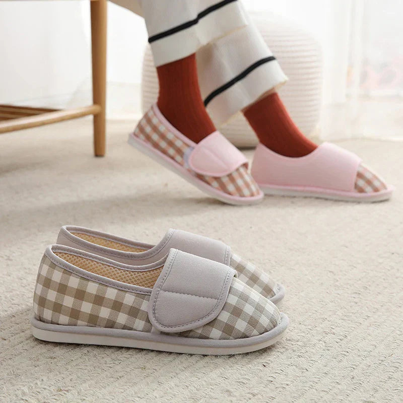Valenzora | Women's Diabetic Slippers with Adjustable Closure