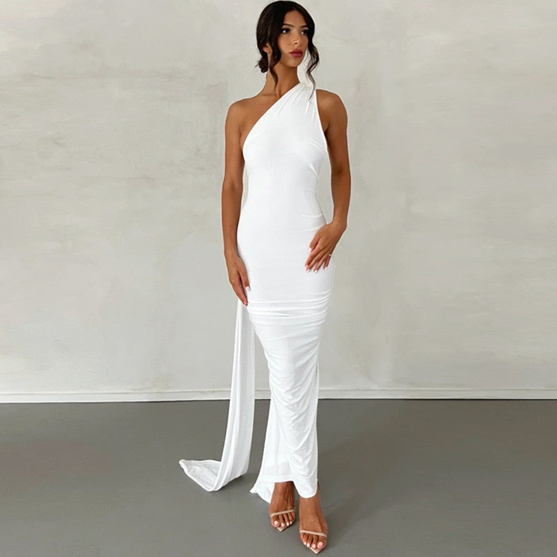 Backless long dress