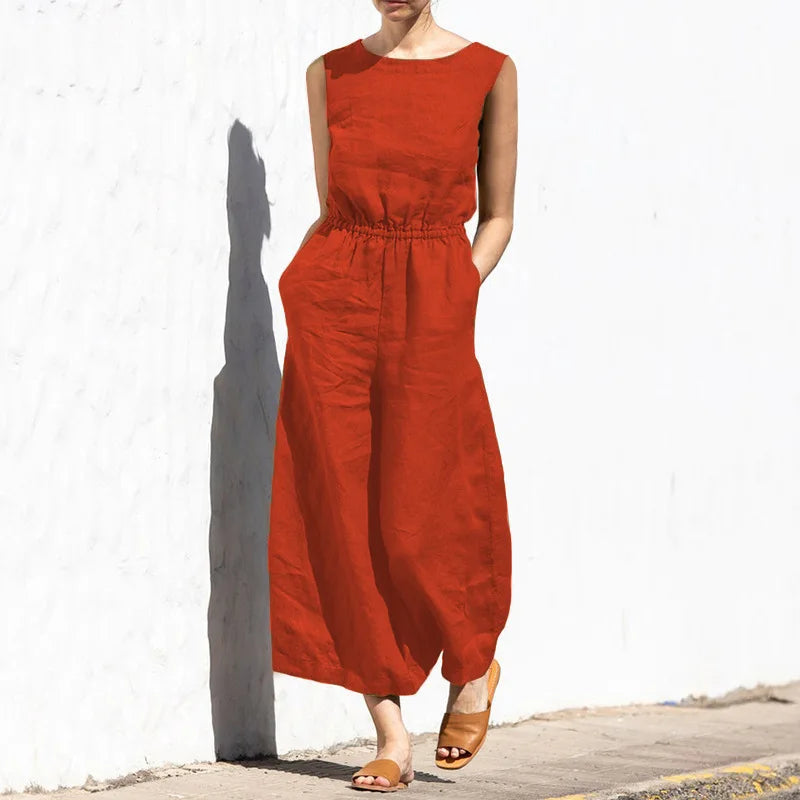 Valenzora | Cotton Linen Overall