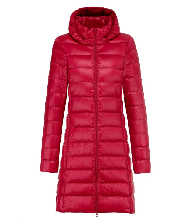 Valenzora | Long lightweight down jacket