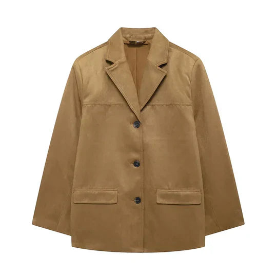 Valenzora | Retro Brown Women's Jacket