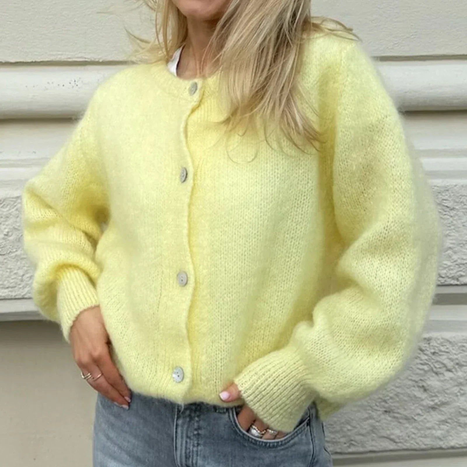 Valenzora | Langärmlige Strickjacke