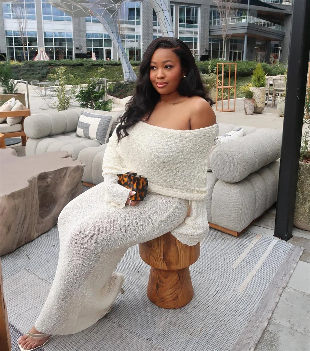 Valenzora | Off-shoulder maxi dress for women