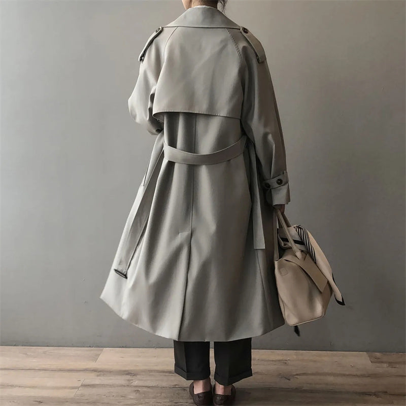 Double-breasted windbreaker