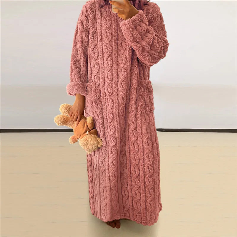 Valenzora | Fleece-Teddy-Kleid