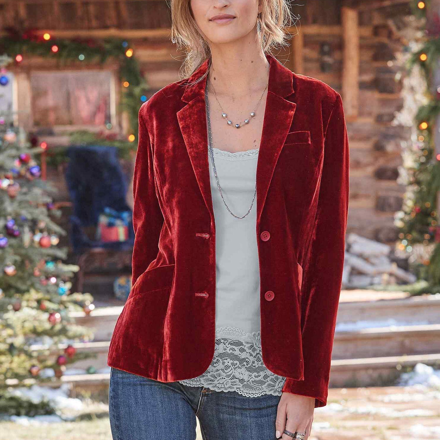 Valenzora - Vintage fashion blazer jacket
