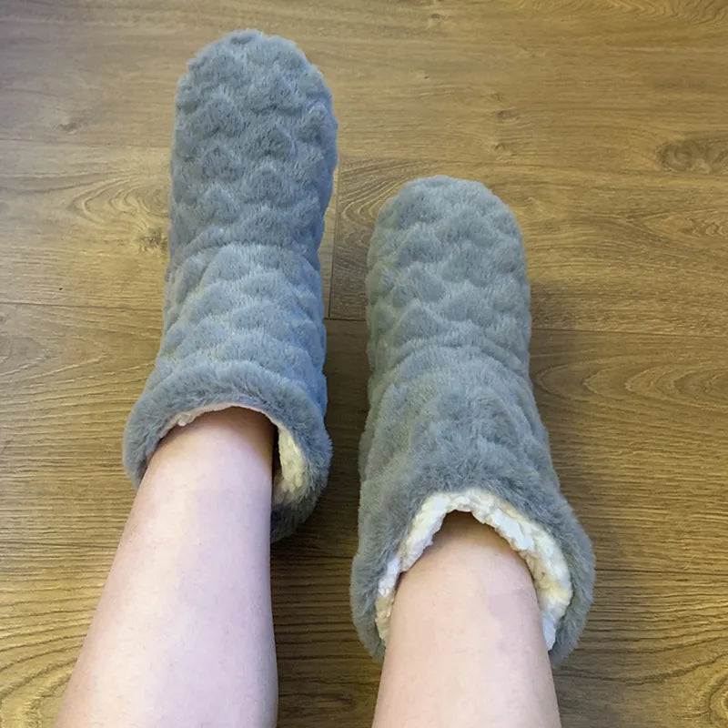 Valenzora | Plush slippers - cozy fleece slippers