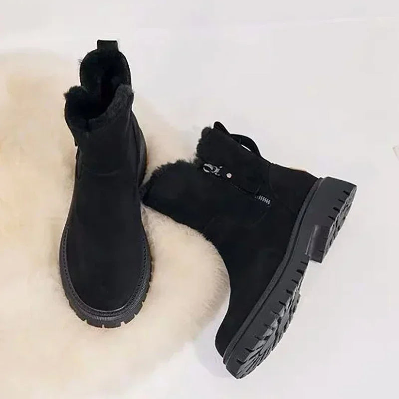 Valenzora | Women's snow boots with plush lining