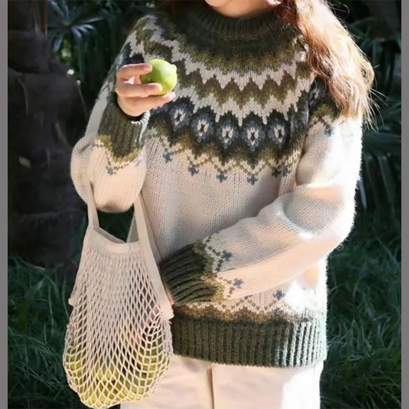 Valenzora | Nordische Strickjacke für Damen