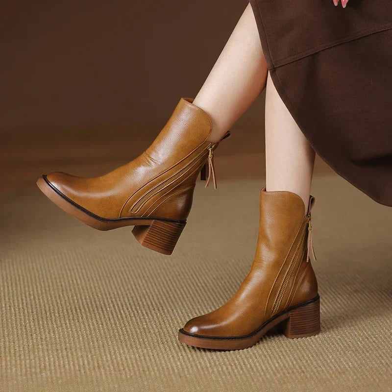 Valenzora | Elegante Stiefel aus hochwertigem Leder