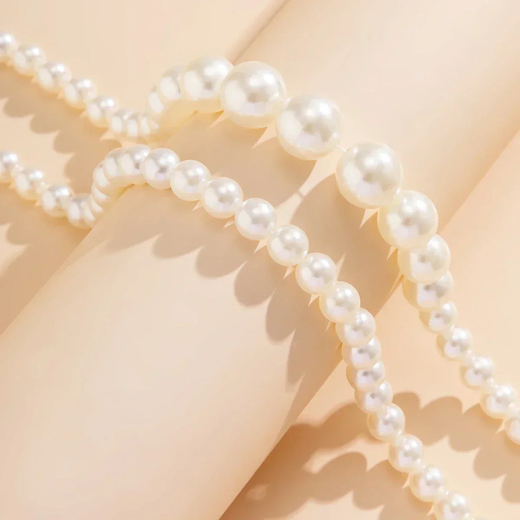 Valenzora | Doppellagiges Collier-Set für Damen mit Verzierungen