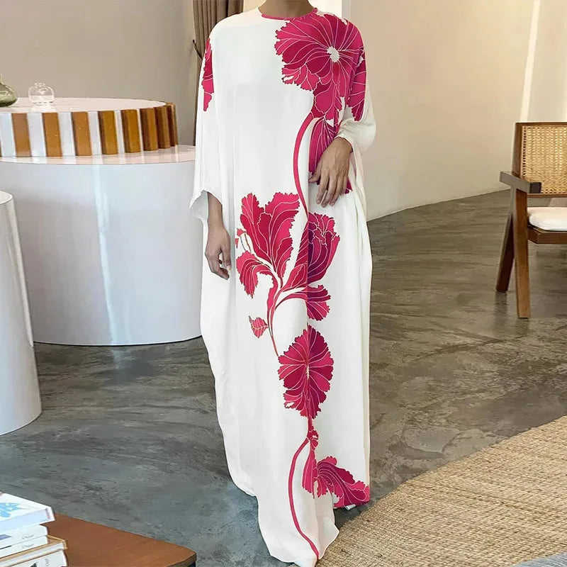Valenzora | Fashionable dress with floral print