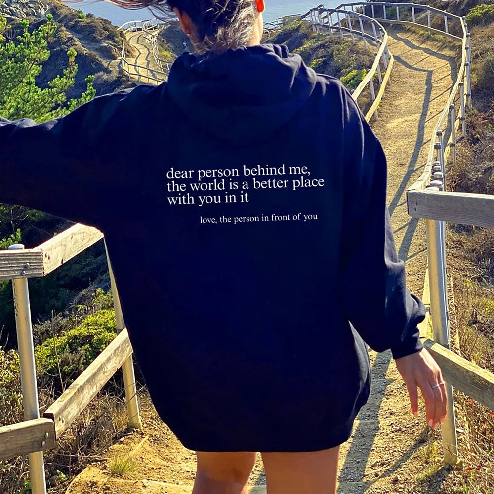 Angel - Dear person behind me Unisex Hoodie