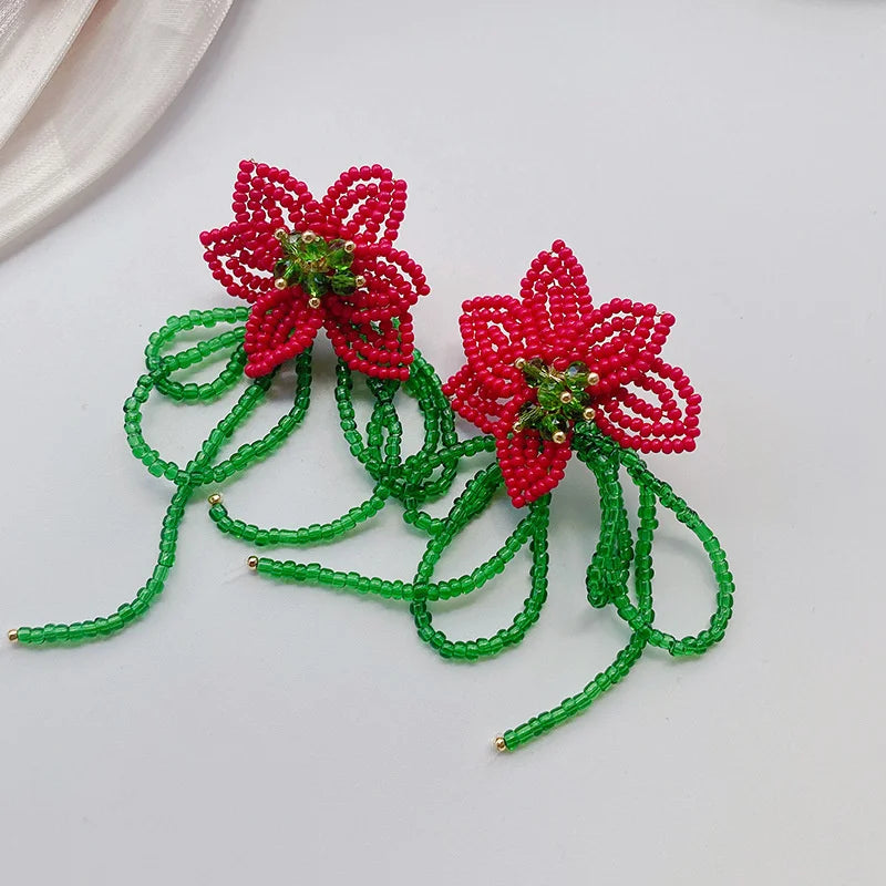 Valenzora | Flower Pearl Earrings