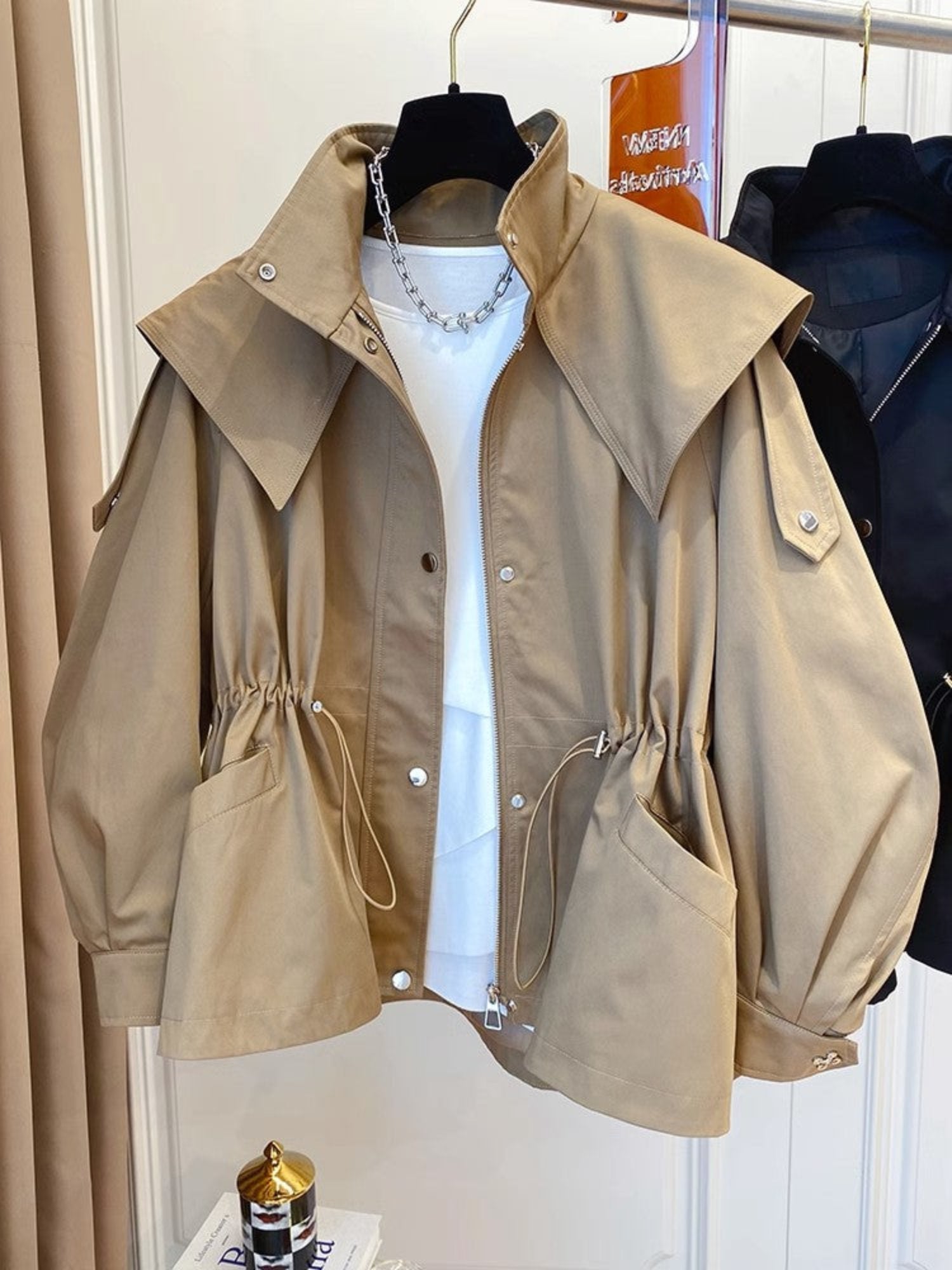 Valenzora Leichte Kapuzenjacke | Ideal für Outdoor-Aktivitäten Für Damen