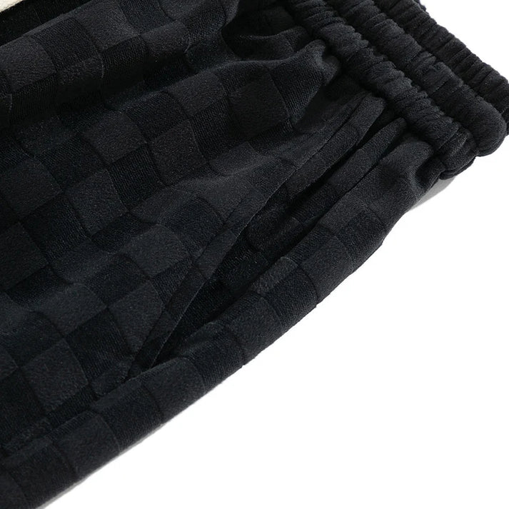 Valenzora | Stylish jogging pants with a checkered pattern