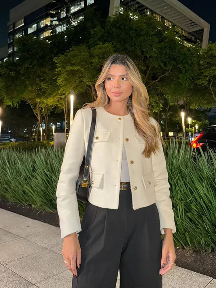Valenzora | Classic Tweed Blazer