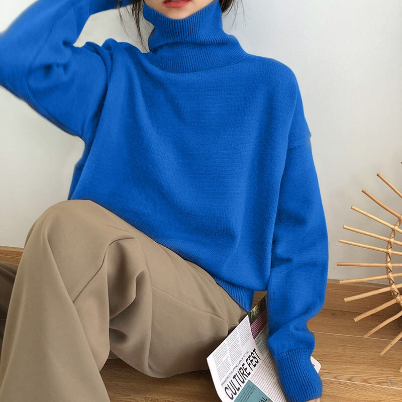 Valenzora | Stylische klassische Rollkragenpullover für Damen im Herbst